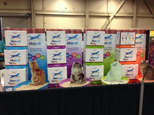 okocat's tweet photo. Excited to have our ökocat products displayed in the New Product Plaza at @superzootweet! #SZ14 http://t.co/xvf1eWTZTN