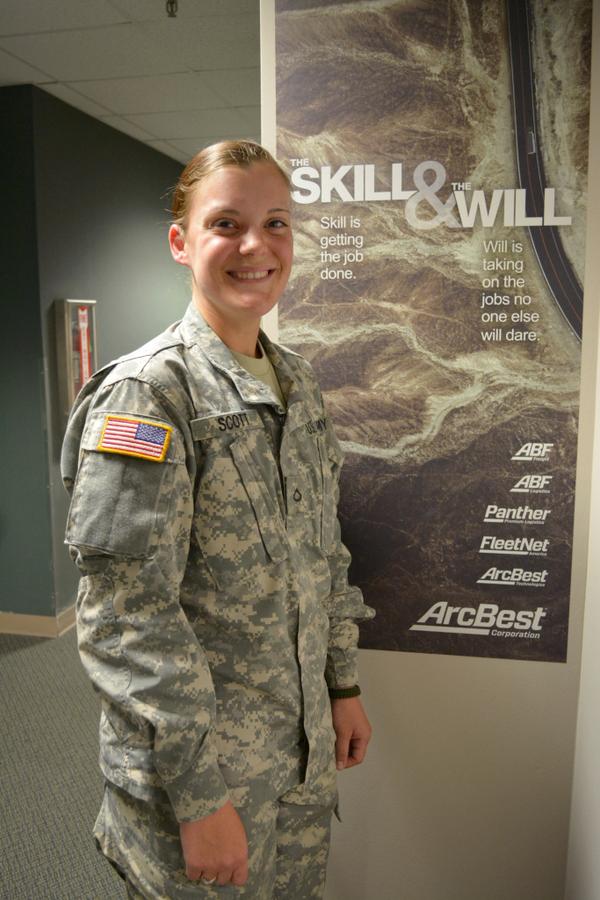 Taylor Scott is a great example of the skill and the will at work and for her country! #theskillandthewill