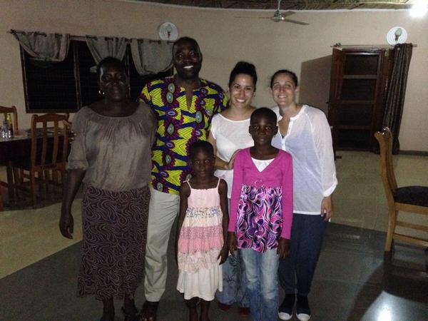 Dinner with a pupil's family.Amazing hospitality &amp; a chance to learn more playground games to teach the children