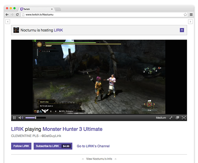 Twitch 他ユーザの配信を自分のチャンネルで流す ホストモード 提供開始 Engadget 日本版