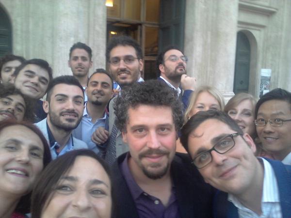 fraq's tweet photo. E questo è il #selfie di #Code4Italy. Al prossimo anno! http://t.co/W2qCu0gnVO
