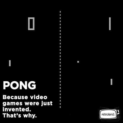 How many hours did YOU spend playing #Pong? retroland.com/pong/