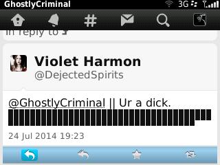 GhostlyCriminal's tweet photo. @DejectedSpirits ||And you're a load of black lines http://t.co/ICbxqM125K