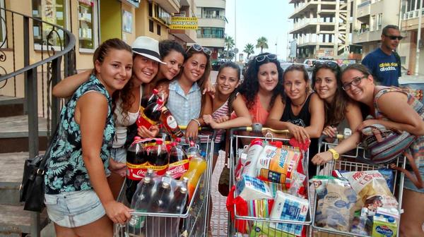 Así comenzamos el finde por Torrevieja!!