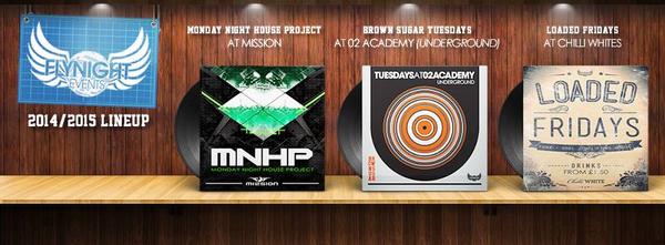 FlyNightEvents's tweet image. Follow all our nights on Twitter for more info about them: @MNHPMission, @BrownSugarLeeds &amp;amp; @LoadedLeeds!