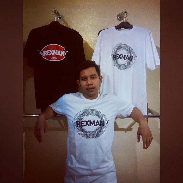 ready stock rexman tshirt 80 rb . size s,m,L,XL hub : 085707433866 or 316c9393