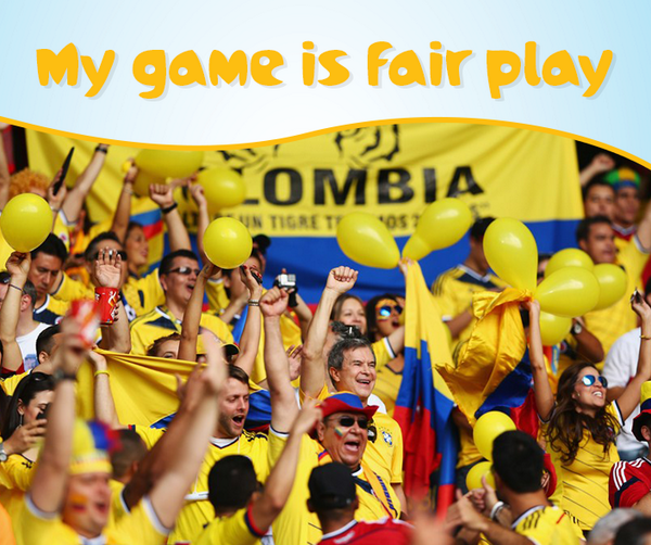 Congratulations on the Fair Play on and off the pitch at the 2014 FIFA World Cup Brazil™! fifa.to/1wl4u1s