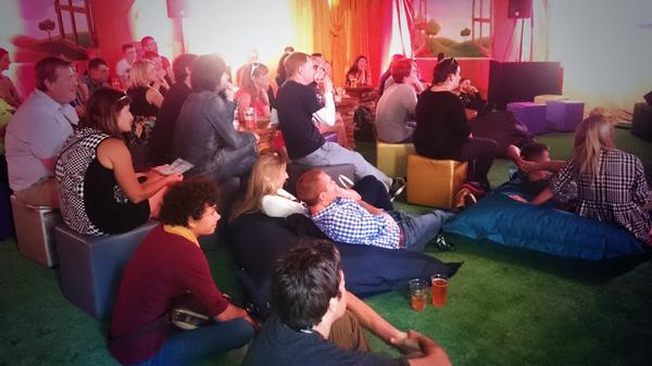 Vodafone_Comedy's tweet image. Did all our Nut Hut winners for @LadsofComedy make it? If not your missing out! #VCF14