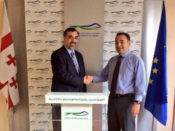 REHBudapest's tweet image. .@MuskieProgram @ColumbiaSIPA grad &amp;amp; Agency Chair Japaridze: increase 7.4% to 8.6% Protected Areas in Georgia last yr