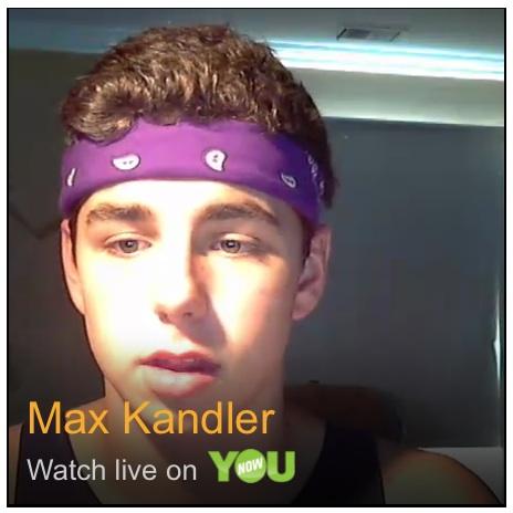 alyssahenry99's tweet photo. Watch Max K. live on @YouNow! Here: http://t.co/wgXw3d8XXC http://t.co/CAqElB2XUY