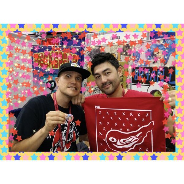 FOXADHD's tweet photo. Hanging at booth #4431 at @Comic_Con!! Come visit! #ComicCon2014 #ComicCon14 #LiveLoveEatPizza @pecks13 @LLEPapparel http://t.co/vxkqeMC5WY