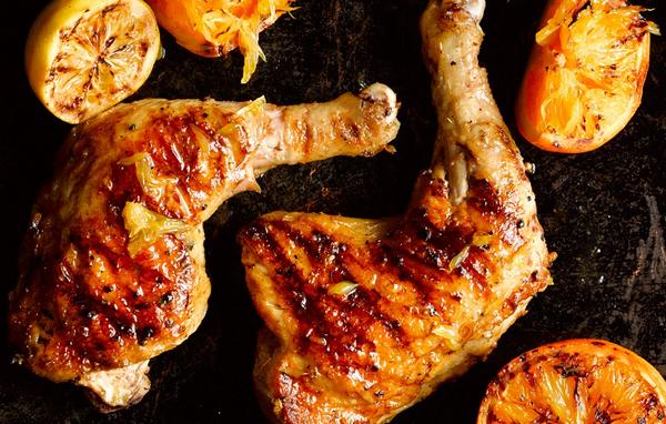 bonappetit's tweet photo. It's a perfect night for citrus grilled chicken. Make sure you have plenty of napkins http://t.co/piG04rg1y6 http://t.co/sdOPT8RvVc