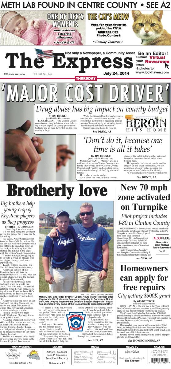 The Express tweet media