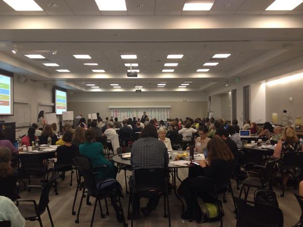 TogetherBayArea's tweet image. Wrapping up with brightly colored post it notes at #changescale @MicrosoftSV @CIForumTweets