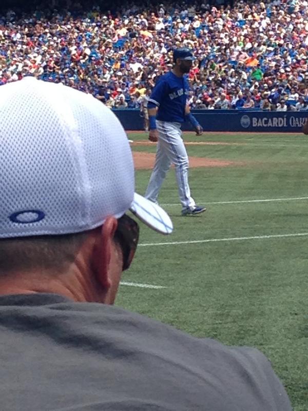 T_Dupre44's tweet photo. Beauty game awesome seats with @AceFraser27 #lovethisteam #GoJaysGo http://t.co/TtDIH38W3X