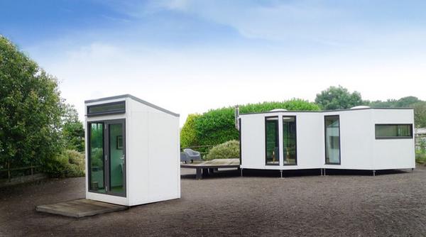 Garden too small for Hivehaus - welcome Werkhut modular work space!