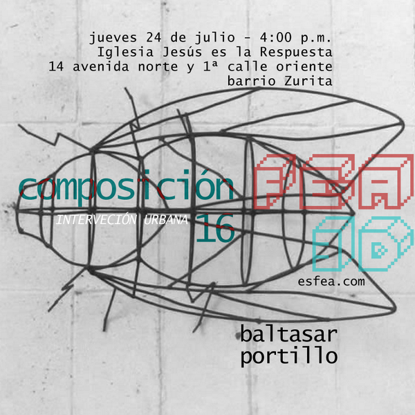 esfea's tweet photo. «composición 16» es una intervención urbana de baltasar portillo • • • vamos a ver en unos minutos, a las 4PM http://t.co/Oev15Xc0pf