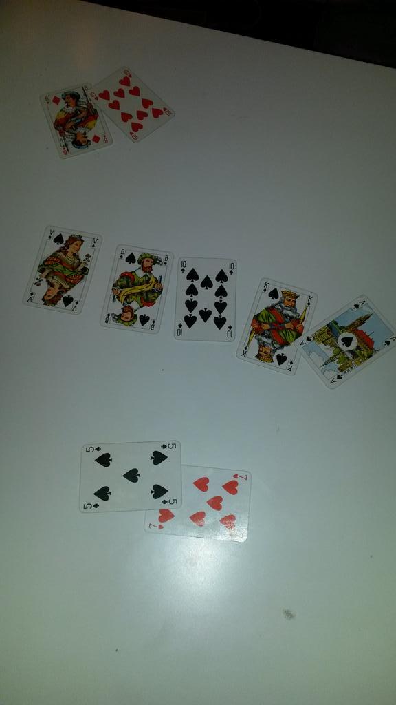 Op het bord gedraaid!  Royal Flush ♠ #splitpot #wauw 2e Royal Flush van de avond!