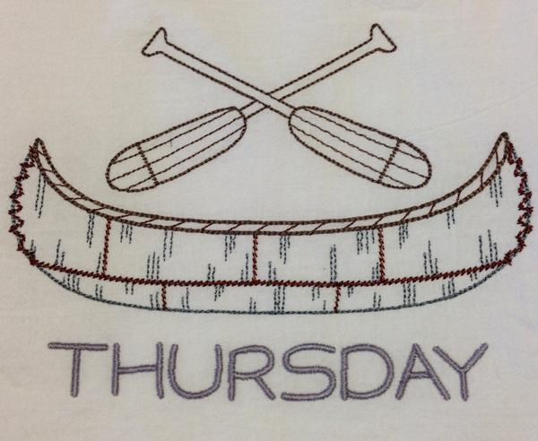 CaMaeDaisy's tweet image. Have you ever been up a creek without a paddle?  #emblibrary #pfaff #husqvarnaviking