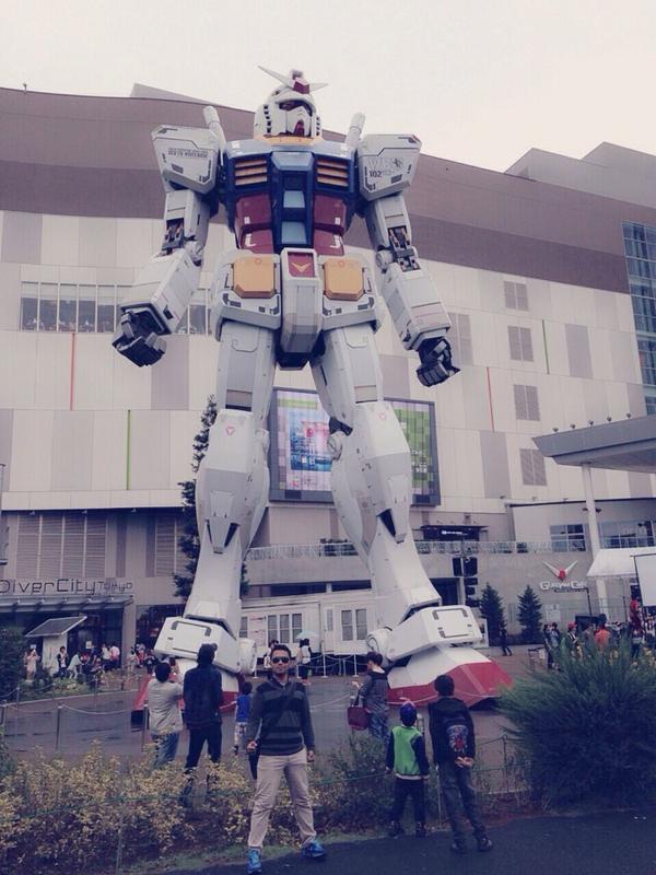 ajateee's tweet photo. Odaiba tokyo http://t.co/ZCMULpV6TP