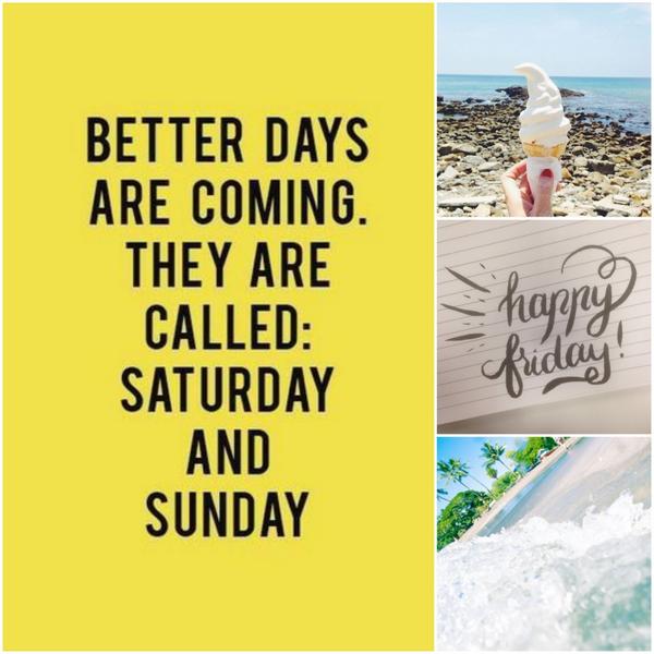 It's Friday today! Have a nice weekend, everyone!! xx #friday #weekend