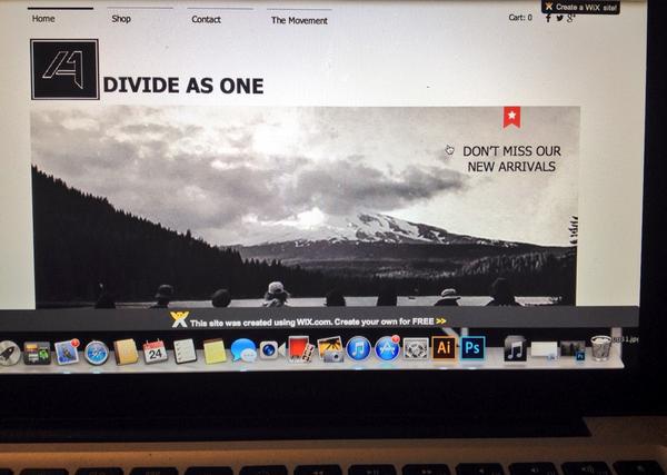DivideAsOne's tweet photo. We're working as fast as possible to get the website out and it's coming along. Quality takes time #DivideAsOne http://t.co/krJxa9Z3fT