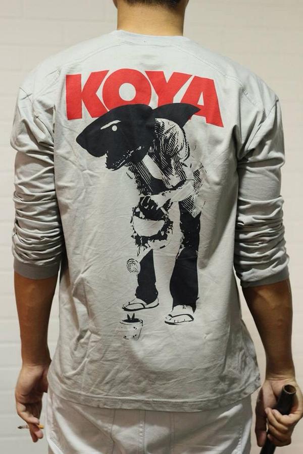 KOYA Crewneck Raglan Long Sleeve Tshirt: 555 LOANSHARK. RM70. Size S,M,L,XL