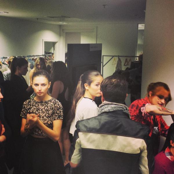 rubiamala_'s tweet photo. Ya en el #back de @modamotionuy #fashion #Uruguay #ort #2014 http://t.co/UuuImSRtEy