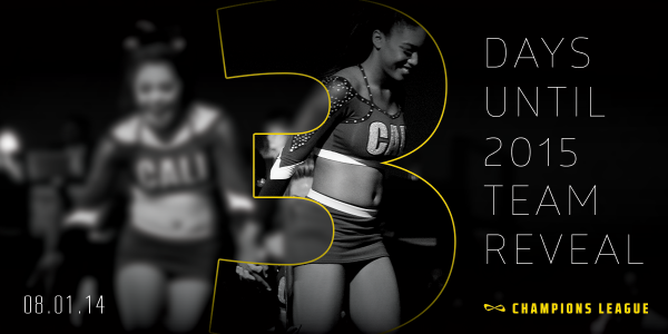 Only 3 Days Left! #TeamReveal #TheChampsLeague