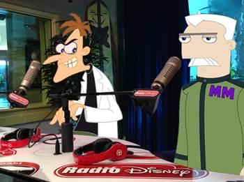 radiodisney's tweet photo. Dr. Doofenshmirtz and Major Monogram are running the show next! #RDTakeoverThursday http://t.co/wzl6fUNMJT
