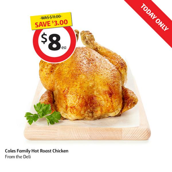 Coles Supermarkets on Twitter "TODAY ONLY! We have your dinner sorted with 8 Coles Roast