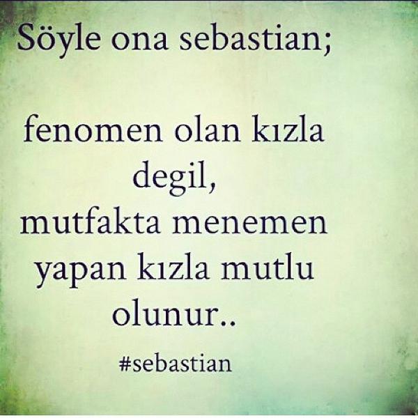 SebastianYaz's tweet photo. Söyle ona Sebastian; Fenomen olan kızla değil, mutfakta menemen yapan kızla mutlu olunur. http://t.co/sZy8bCvaZy