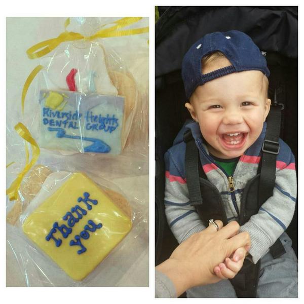 RHDentalGroup's tweet photo. Delivering some cookies to some great patients with this little guy! http://t.co/hOKg6VAZNA