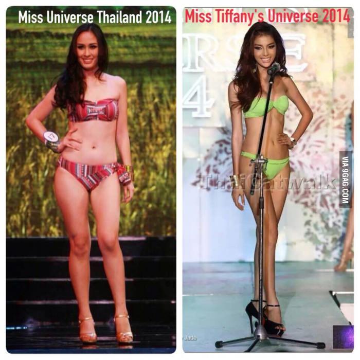 웃긴 유머 - 태국 2014년 미인대회 아이러니.jpg : undefined