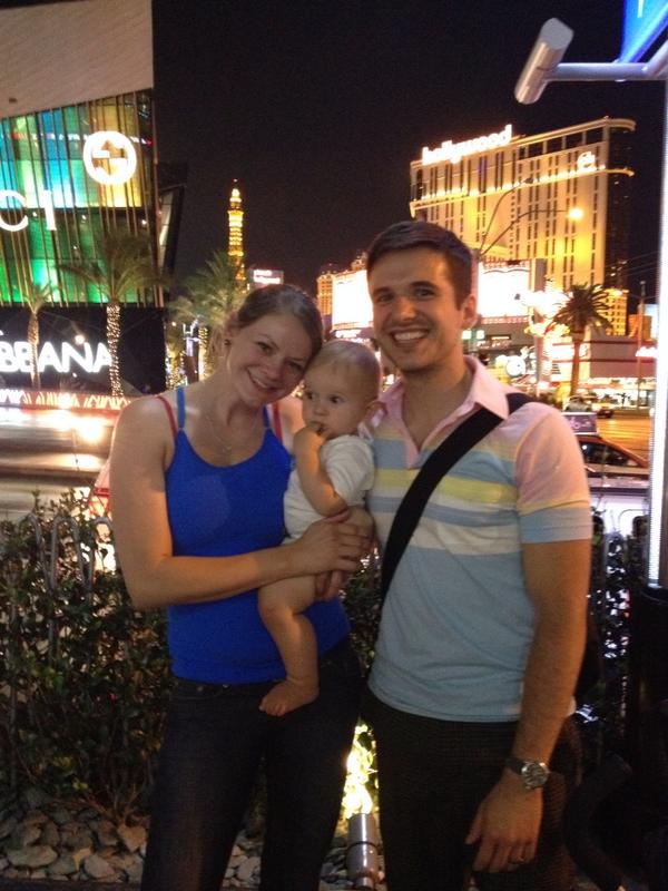 drambarf's tweet photo. Though I wouldn't recommend Vegas with a 10mo. old, he sure loved the buildings, lights, and colors! http://t.co/OKgiKX2XbI