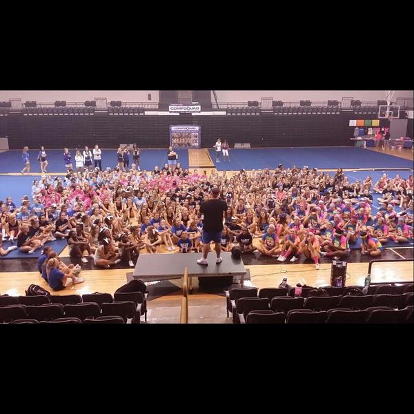 COMPSQUADcheer's tweet photo. We can't wait to see the Final Day Showcases tomorrow! #hardwork #CSforlife #cheer http://t.co/wAT7BwDGPi