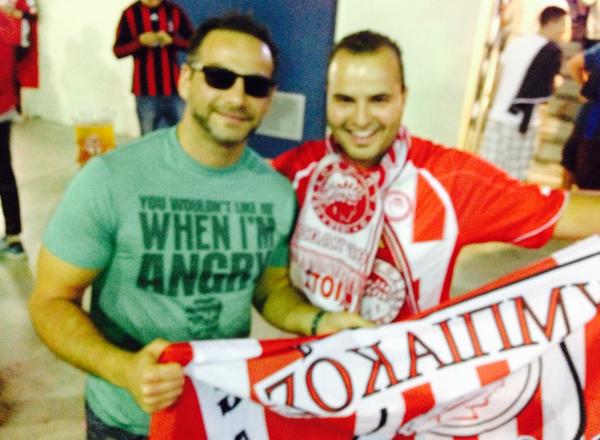 Olympiakos, amazing victor, over Milan. 3-0 beautiful goals.