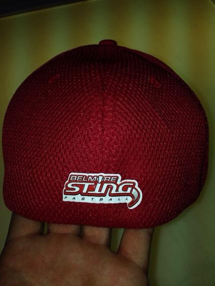 GotMerchDotCA's tweet photo. #Custom #hats with, puff embroidered front and full colour vinyl transfer on back  for Belmore Stingers Fastball! http://t.co/OX5JEhdPMl