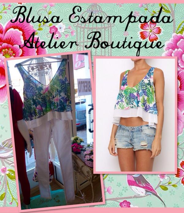 Atelier_Sj's tweet photo. Blusas estampadas ideales para este Verano! 13,50€ , disponible en S, M y L. También en negra ❤️con escote en espalda http://t.co/M0kuaZR4LD