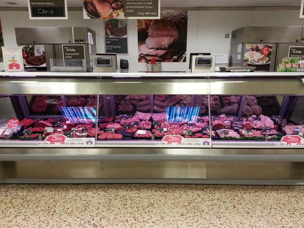 MiltonCheckouts's tweet photo. Come on Friday... Let's 'ave you! Meat ala Christine, Deli ala Rob and Fish ala Nick (@TescoMilton @TescostaffUK) http://t.co/sKWIwk0gbw