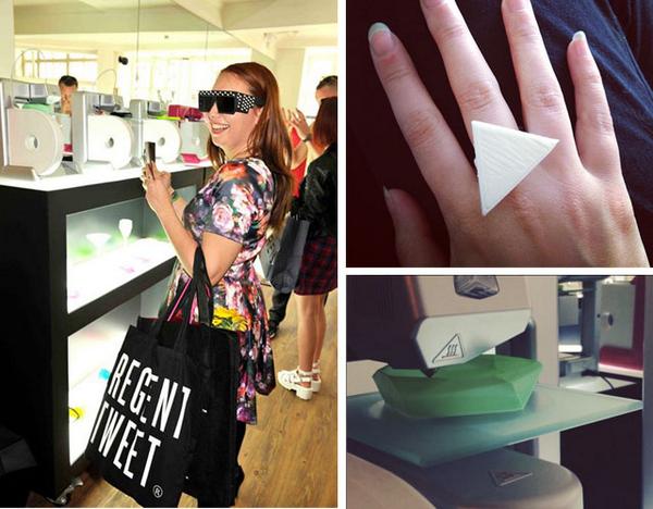 UnitedNude's tweet photo. Glad you enjoyed the #RegentTweet #3dprinting experience at the @unitednude Store! @mseckington http://t.co/oKIixy1n2v