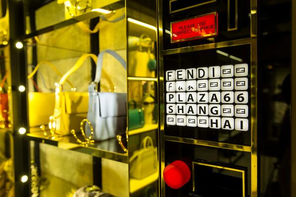 Fendi's tweet photo. Your fun destination? Our new #FendiFun Pop Up in Shanghai Plaza66 of course. Have a look. http://t.co/9tVbrrX9KC