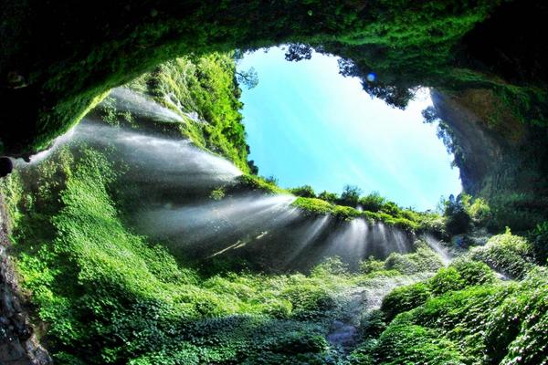 Madakaripura Waterfall East Java Indonesia sacred nature beautiful world