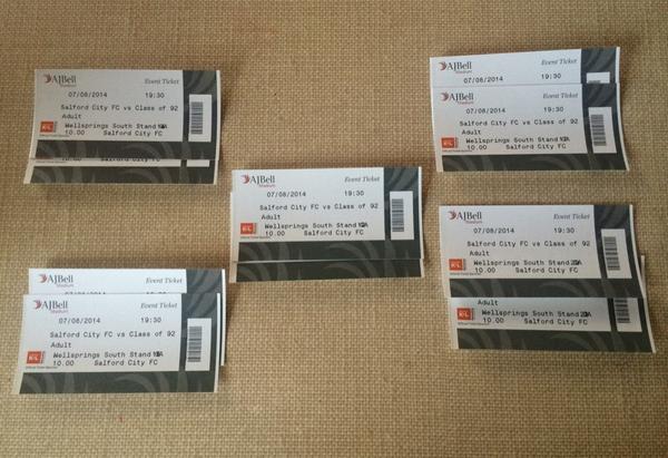 SCRSportszone's tweet image. Details in the next hour of how you can win tickets to the @salfordcityfc v Class of '92 game at @AJBell_Stadium.