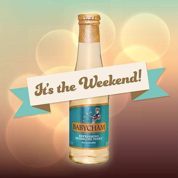 It's #Friday! The perfect excuse to pop open a bottle of Babycham #IdLoveaBabycham!