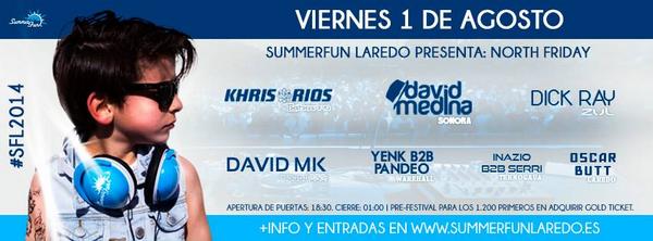 SummerFunLaredo's tweet photo. Sólo 7 días para disfrutar del #NorthFriday nuestro regalo para todos los amantes del norte. #SFL2014 esta en marcha http://t.co/YG52XjDjlM