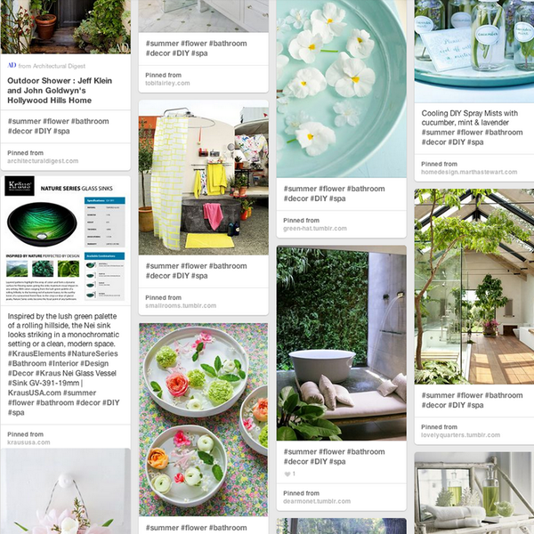 KrausUSA's tweet image. Summer color #inspiration: flower power for your bath. #bathroom #interiordesign 
pinterest.com/kraususa/summe…