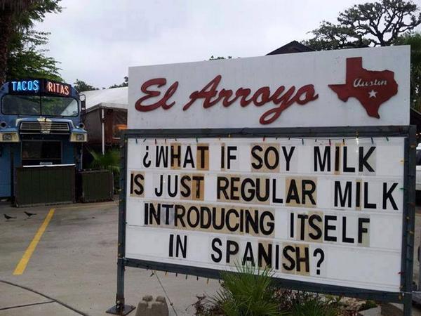 rabihalameddine's tweet photo. Soy Milk http://t.co/uo9uuVMzvN