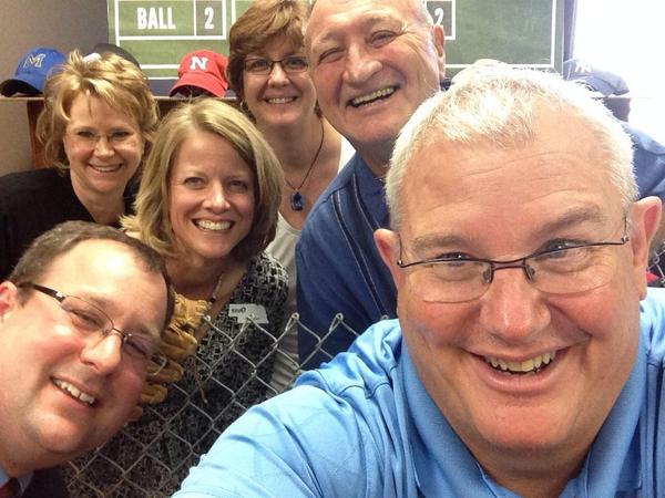 lherr's tweet photo. MRT @mrsjillj: Selfie fun with ESU6 PD and @mattblomstedt at #eis14 #nebedu  http://t.co/gYfWyigqml So many great new teachers in ESU 6!