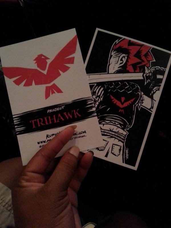 Jazz_says24's tweet image. Just was in line at SDCC and saw these everywhere @dantebasco #ProjectTrihawk #Bandstand #SDCC